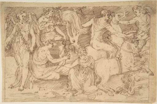 Drawing of Bas-Relief
