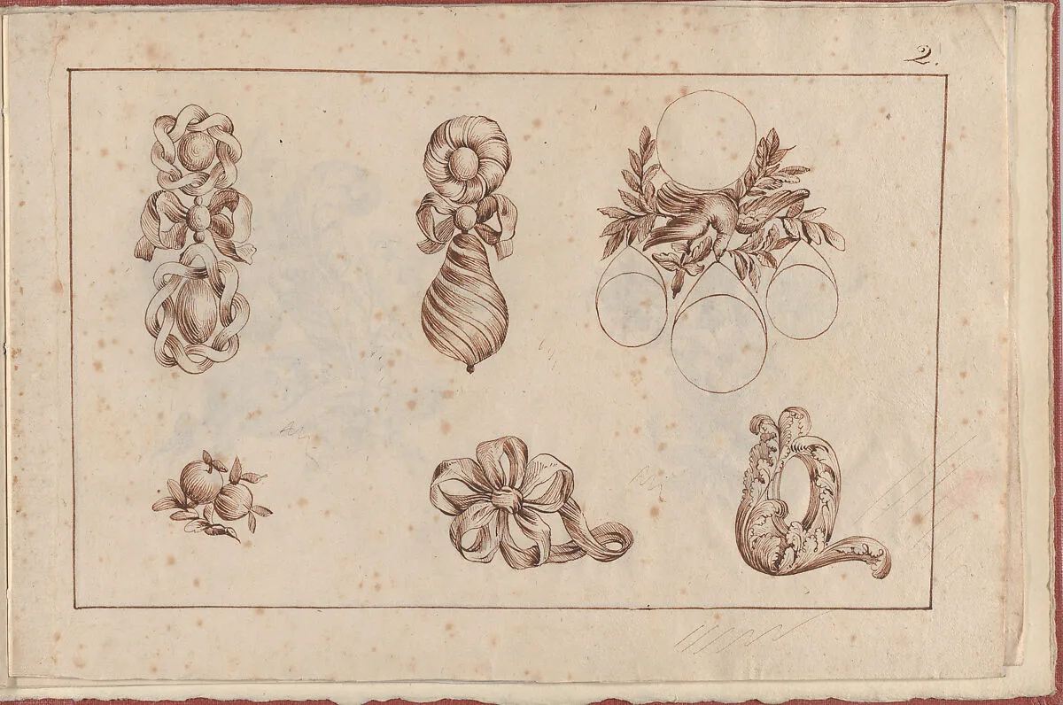Joaillerie: Album of Jewelry Designs, Page 2 — L. van der Cruycen|Anonymous, French