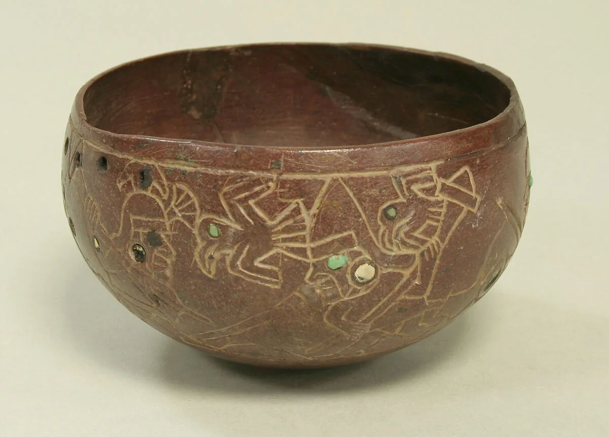 Stone Bowl with Inlays — Unknown