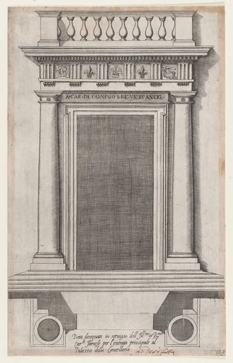 Speculum Romanae Magnificentiae: The Main Doorway of the Palazzo della Cancellaria