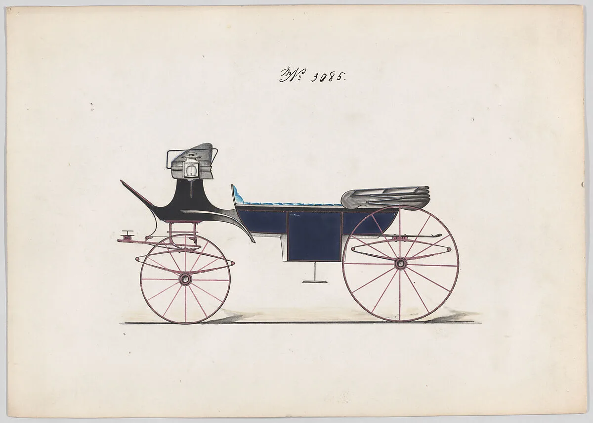 Design for Vis-à-vis, no. 3085 — Brewster & Co.