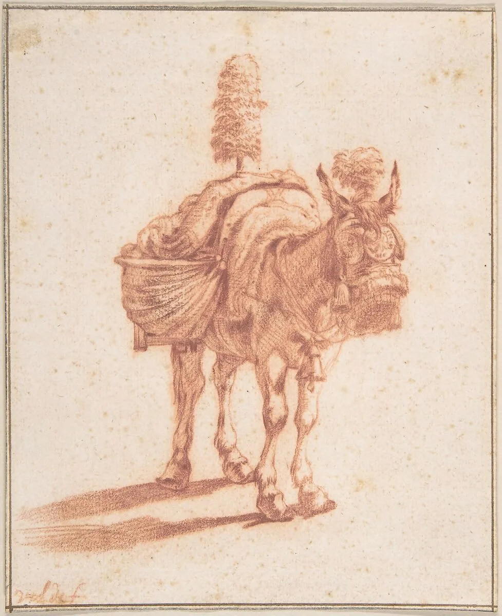 A Donkey — Adriaen van de Velde|Karel Dujardin