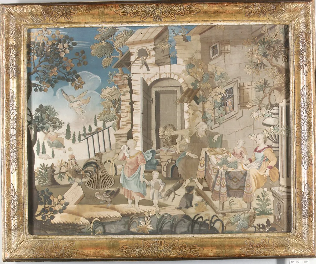 Collage picture with scenes from the Story of Abraham — Unknown