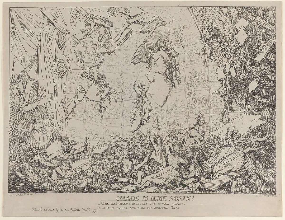 Chaos is Come Again! — Thomas Rowlandson|S. W. Fores