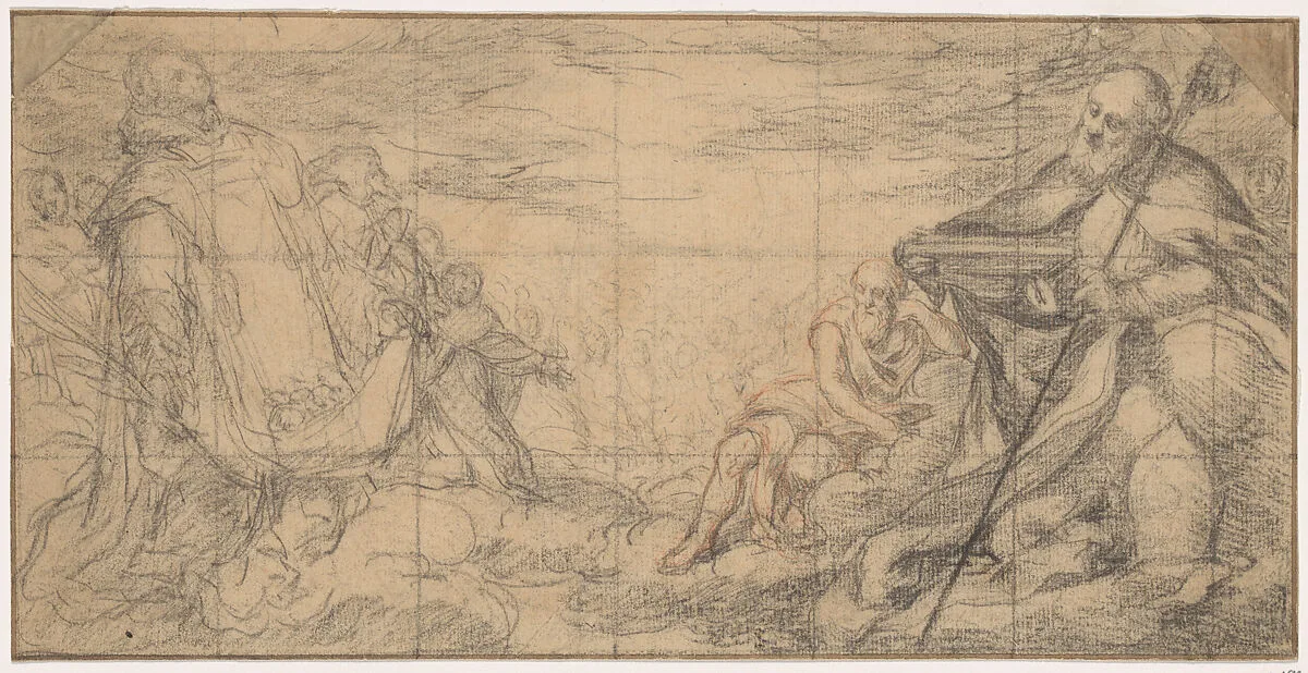 Saint Stephen and Other Saints on Clouds — Friuli (?)