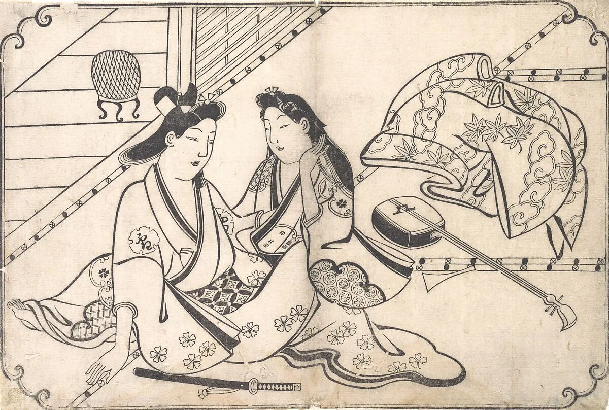 Untitled — Hishikawa Moronobu 菱川師宣