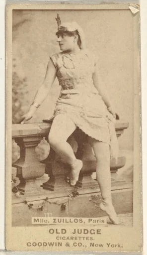 Mlle. Zuillos, Paris, from the Actors and Actresses series (N171) for Old Judge Cigarettes