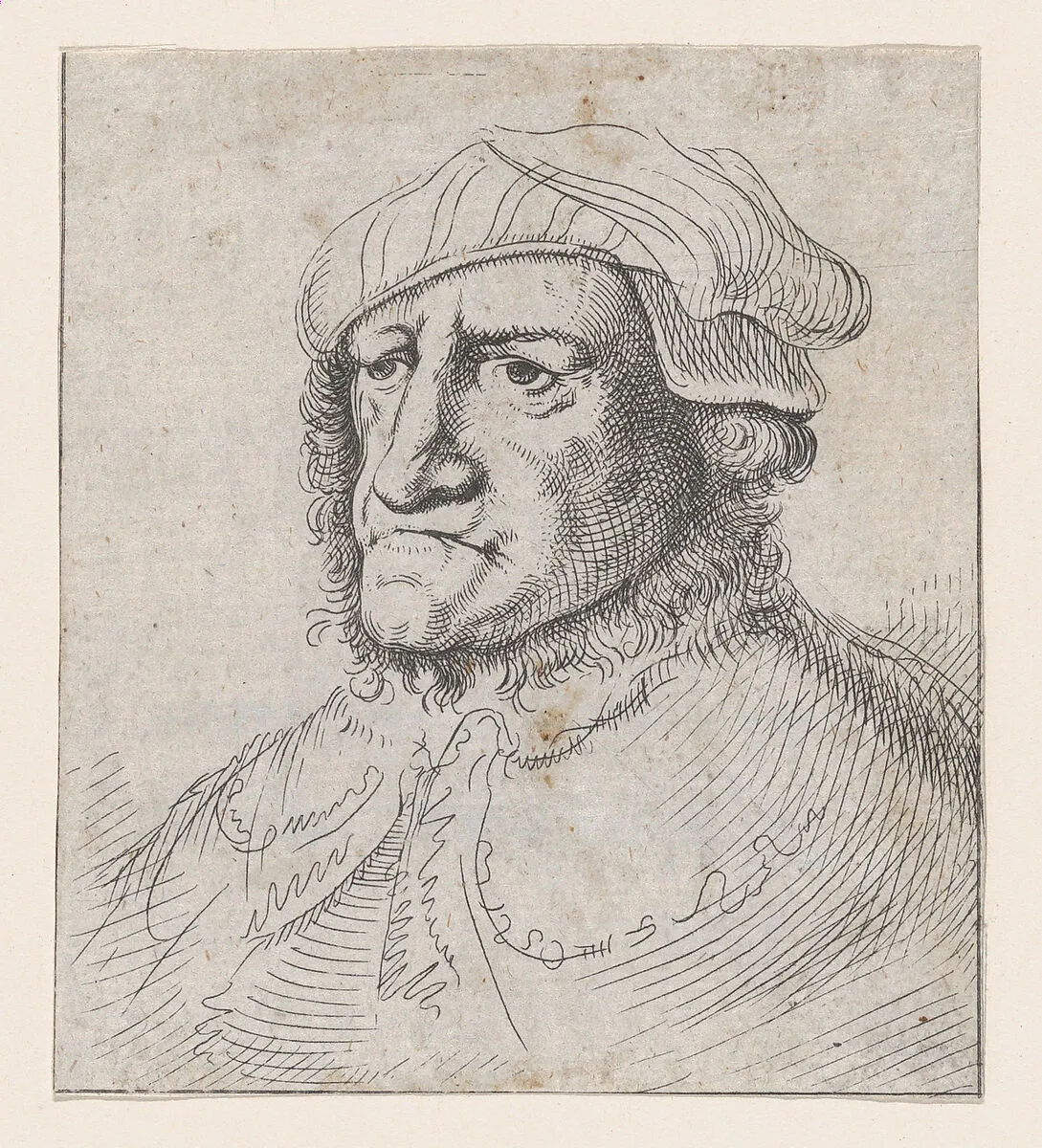 Bust of a Man (reverse copy) — Jan Lievens