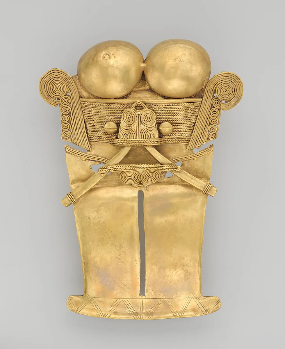 Stylized Figure Pendant — Unknown