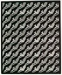 [High-Contrast Graphic Design Incorporating Repeated Image of Daily News Building]