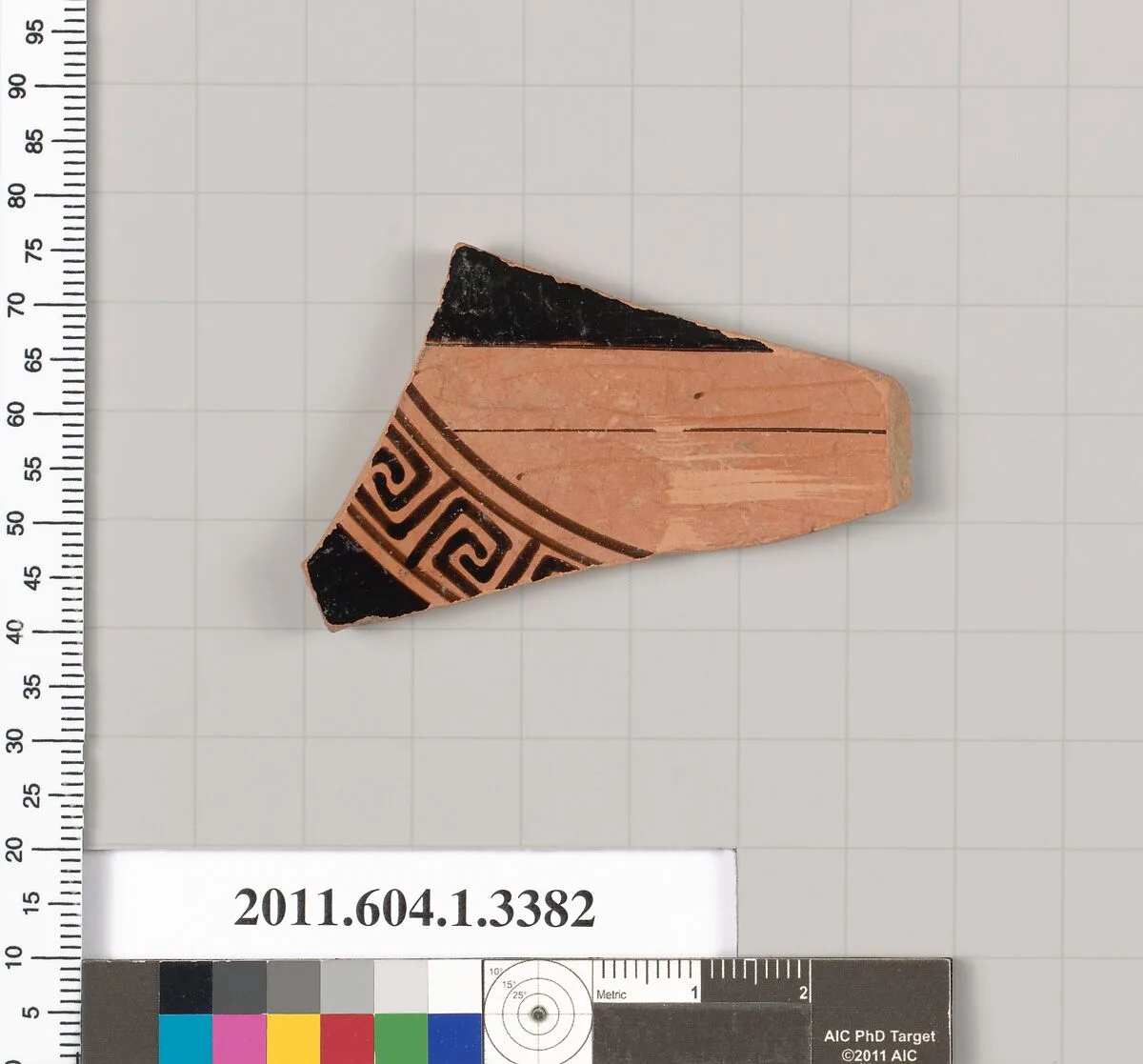 Terracotta fragment of a kylix (drinking cup) — Unknown