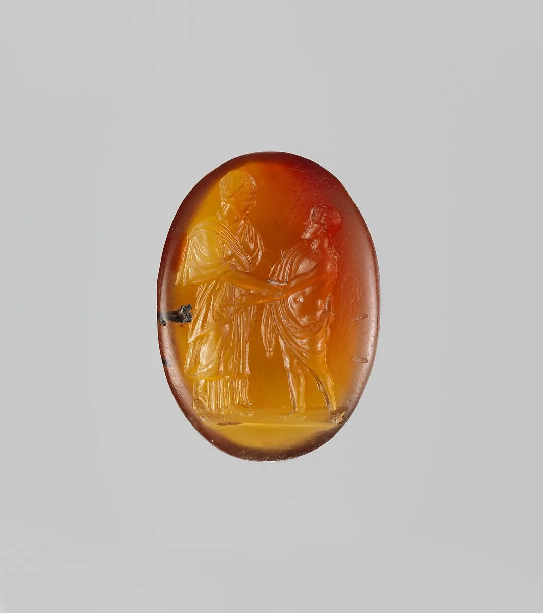 Carnelian ring stone — Unknown