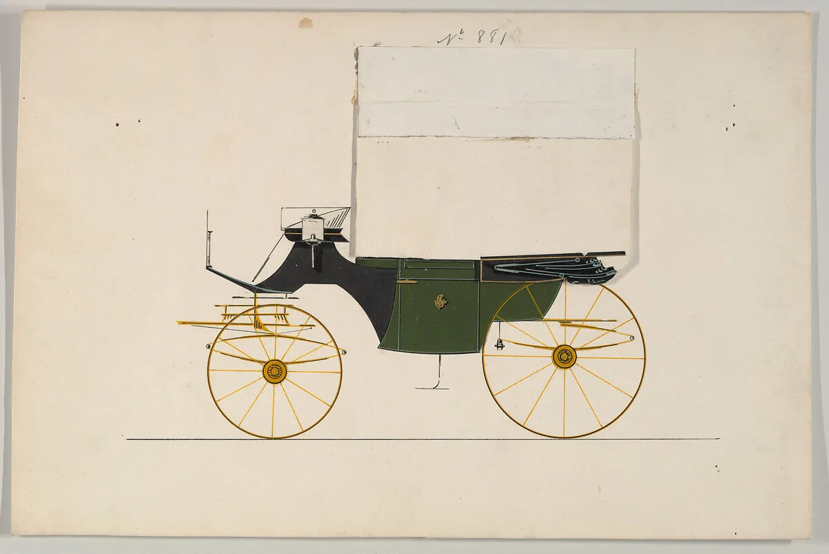 Design for Landaulet, no. 881 — Brewster & Co.