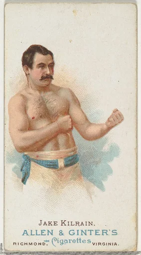 Jake Kilrain, Pugilist, from World's Champions, Series 1 (N28) for Allen & Ginter Cigarettes