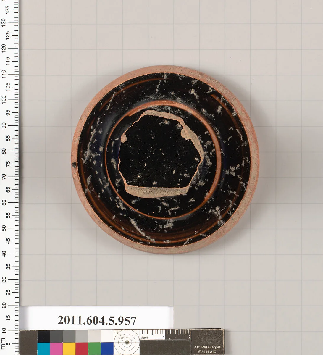 Terracotta fragment of a kylix (drinking cup) — Unknown