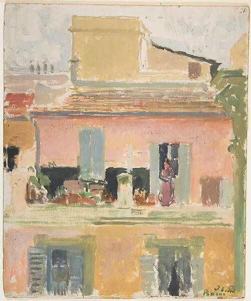 Terrace of a Building in Rome — Jacques-Emile Blanche