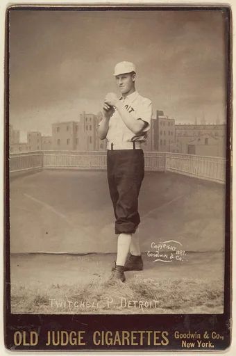 Twitchell, Pitcher, Detroit, from the series Old Judge Cigarettes