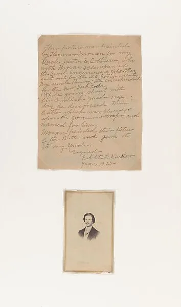 Statement — Thomas Moran