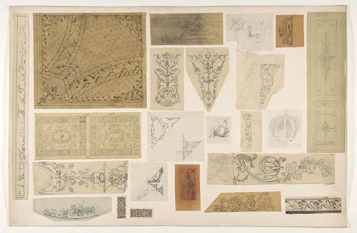 Twenty-two designs for the painted decoration of interiors