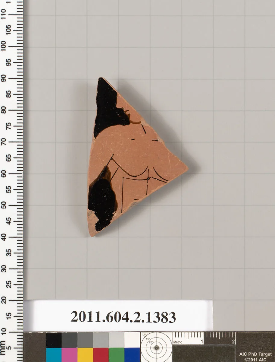 Terracotta fragment of a skyphos (deep drinking cup) — Unknown