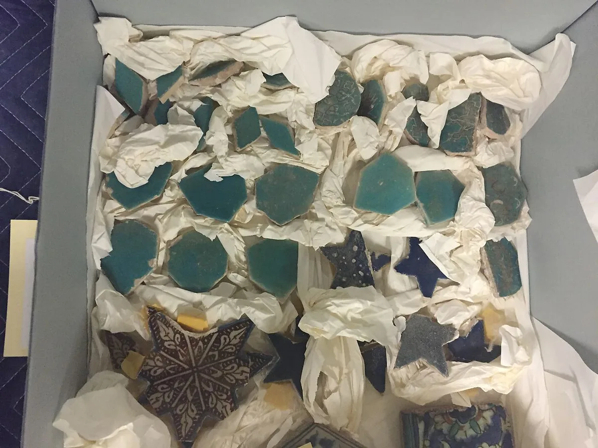 Fragments of a Tile Panel — Unknown