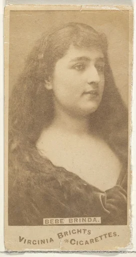 Bebe Brinda, from the Actors and Actresses series (N45, Type 1) for Virginia Brights Cigarettes