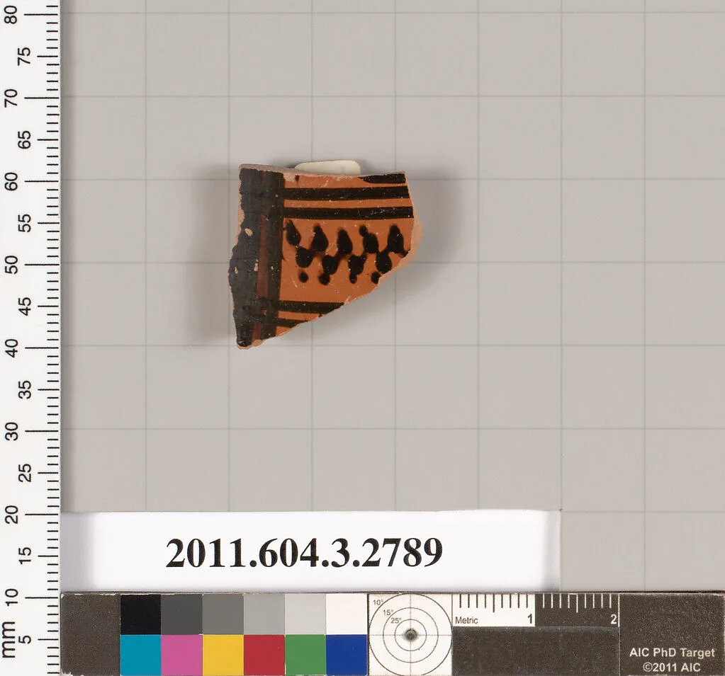 Terracotta fragment of an olpe (jug) — Unknown
