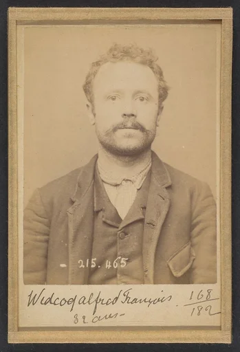 Widcoq. Alfred, François, Adolphe. 32 ans, né à Fressenneville (Somme). Mécanicien. Anarchiste. 10/3/94.
