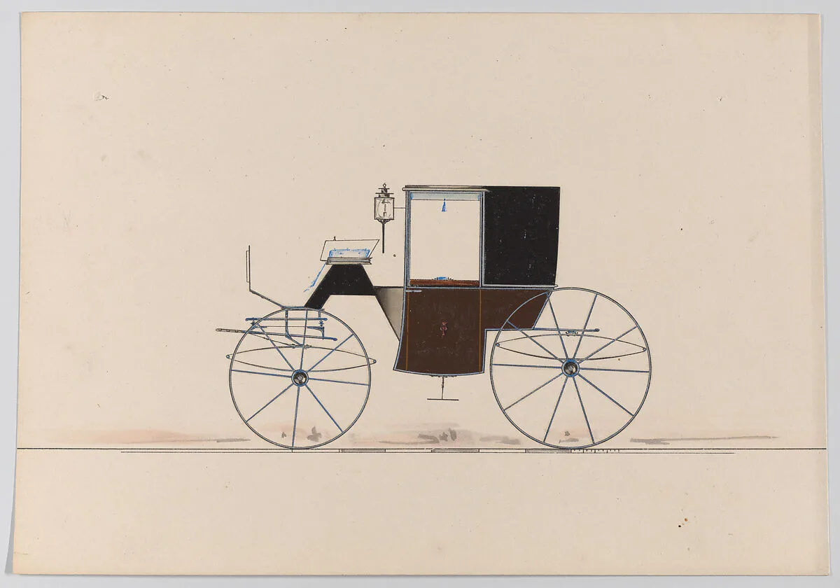 Design for Brougham (unnumbered) — Brewster & Co.