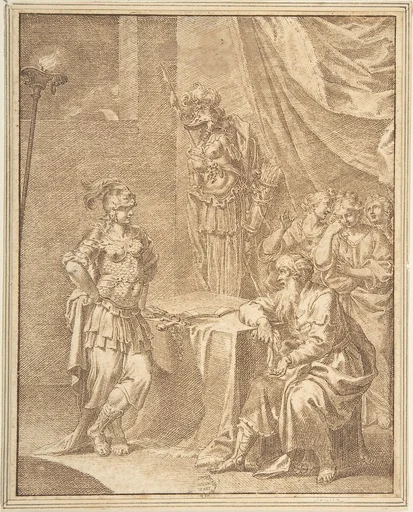 Historical Scene: Study for an Engraving