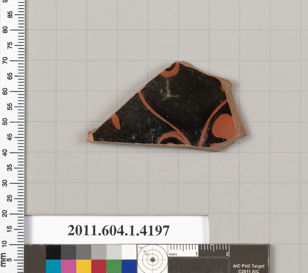 Terracotta fragment of a kylix (drinking cup) — Unknown