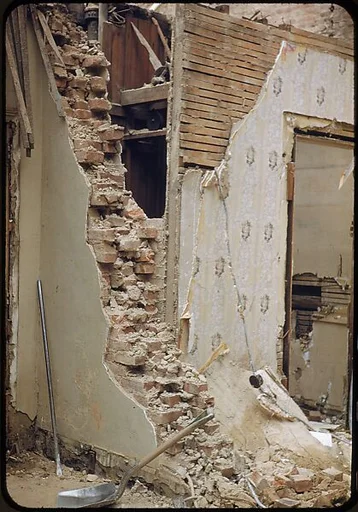 [41 Views and Details of Demolition Sites, Portraits of Wreckers, New York City, for Fortune Article "The Wreckers"]