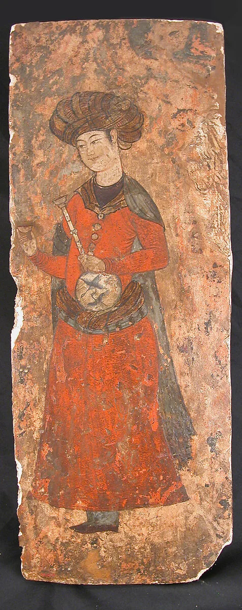 Man Holding a Bottle and a Cup — Unknown