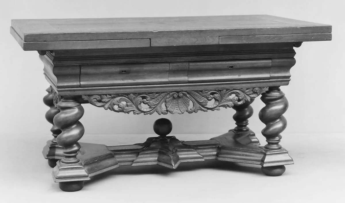 Draw-top table — Unknown
