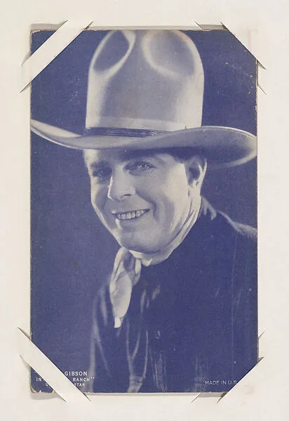 Hoot Gibson in "Spook Ranch" from Western Stars or Scenes Exhibit Cards series (W412) — Unknown