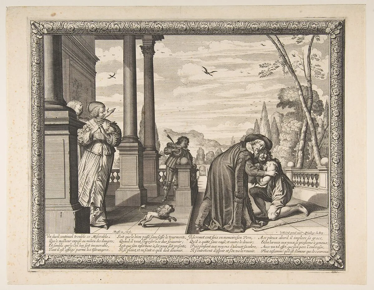 Return of the Prodigal Son — Abraham Bosse|Jean I Leblond