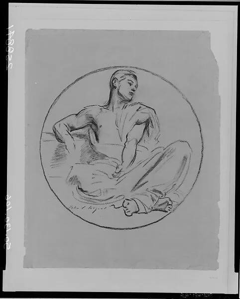 Seated Draped Figure — John Singer Sargent