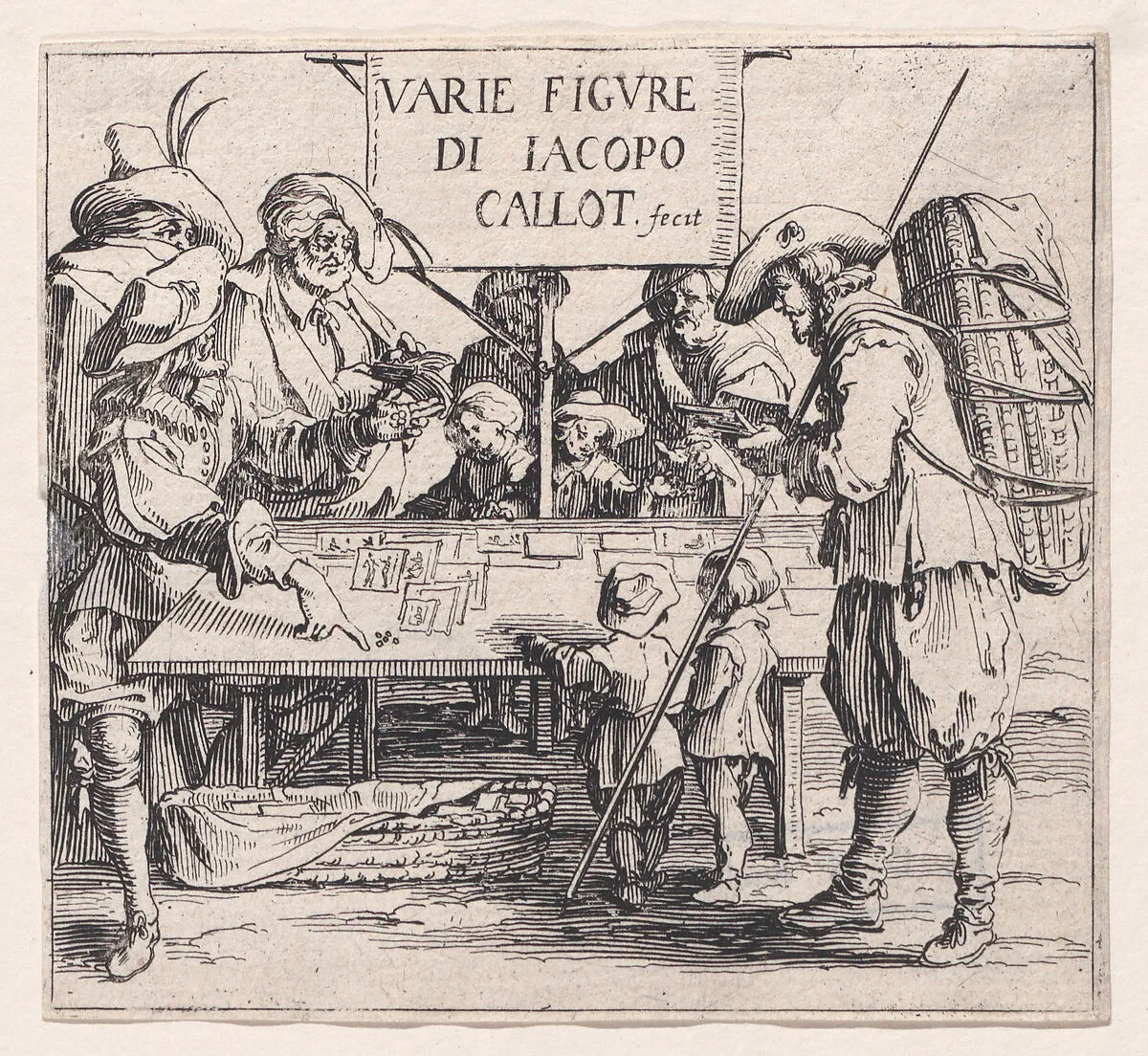 Frontispiece, from Varie Figure (Various Figures) — Jacques Callot