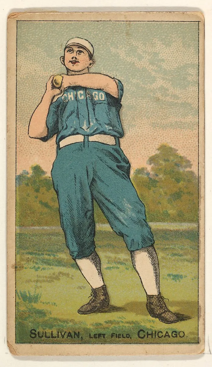 Sullivan, Left Field, Chicago, from the Gold Coin series (N284) for Gold Coin Chewing Tobacco — D. Buchner & Co., New York