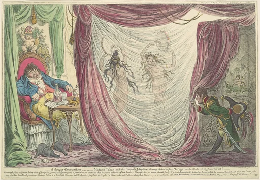 Ci-devant Occupations; or, Madame Talian and the Empress Josephine Dancing Naked before Barrass in the Winter of 1797. - A Fact!