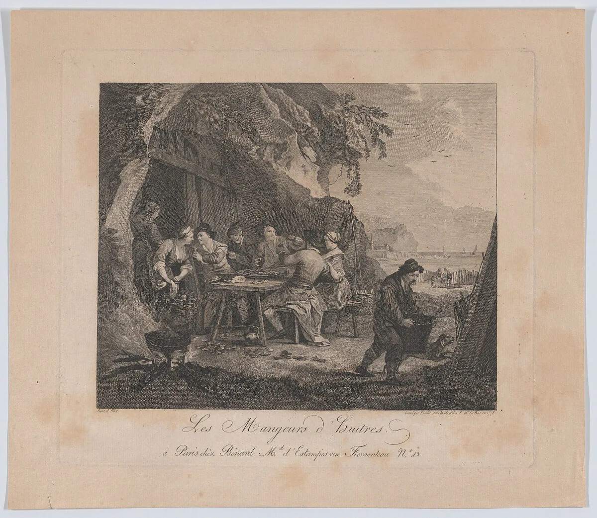 The Oyster Eaters — Jean-Baptiste Bénard|Jean Tessier|Jacques Philippe Le Bas