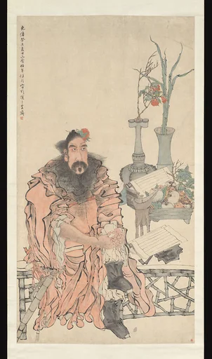 現代 任頤 鍾馗像 軸|Zhong Kui