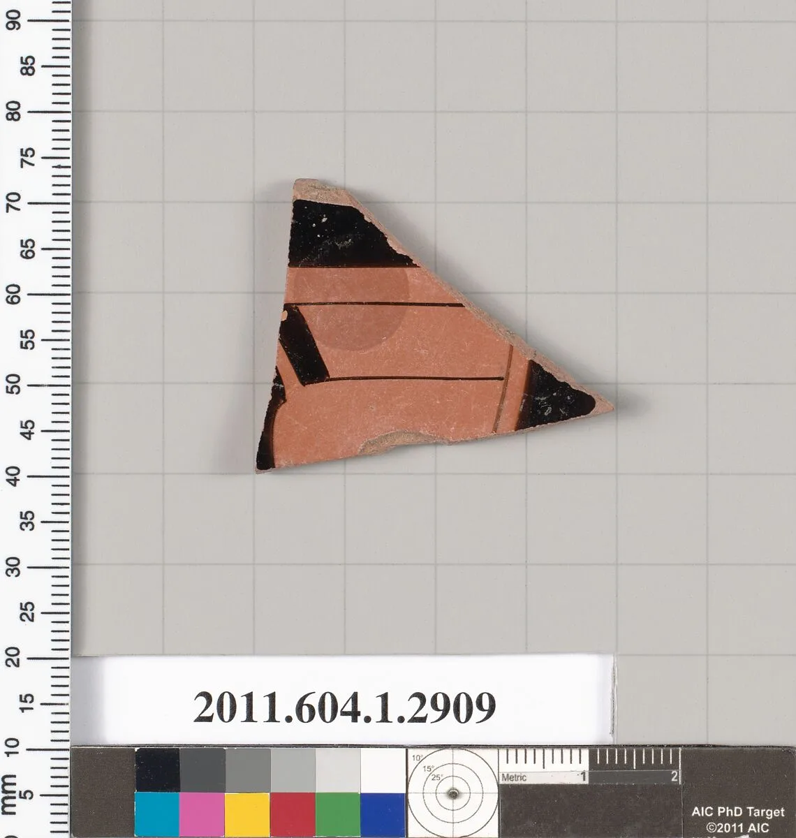 Terracotta fragment of a kylix (drinking cup) — Unknown