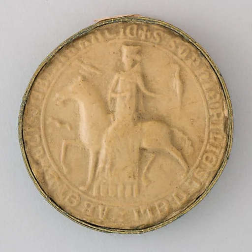 Reproduction of the Seal of Sophia Herzogin von Brabant, 1260 (Daughter of St. Elizabeth of Hessen)
