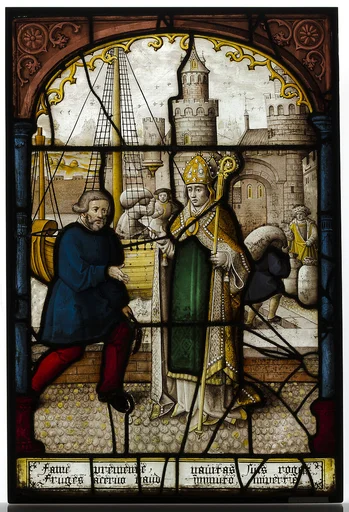 Glass Panel of Saint Nicholas