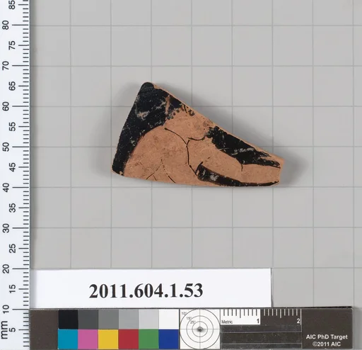Terracotta fragment of a kylix (drinking cup)