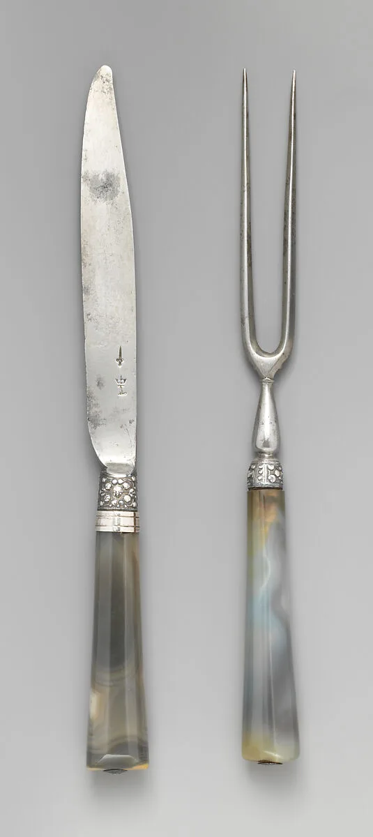 Table knife and fork — William Laughton