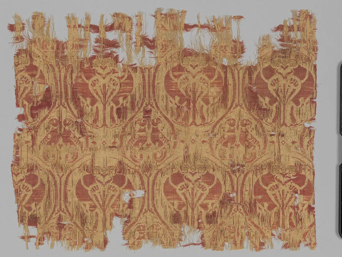 Textile Fragment with Birds — Unknown