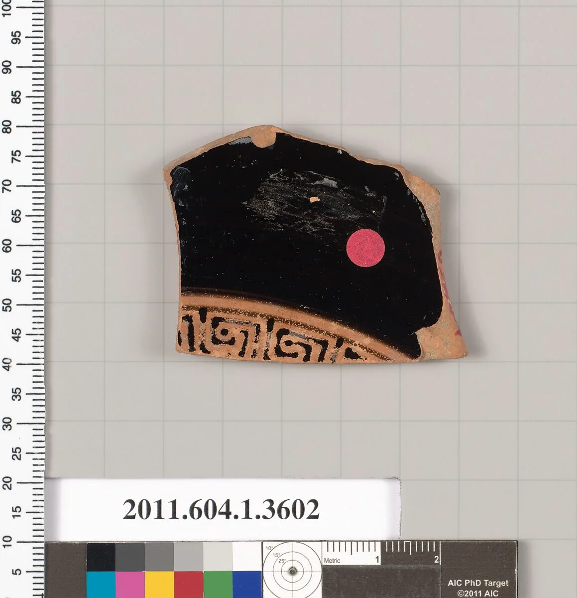 Terracotta fragment of a kylix (drinking cup) — Unknown