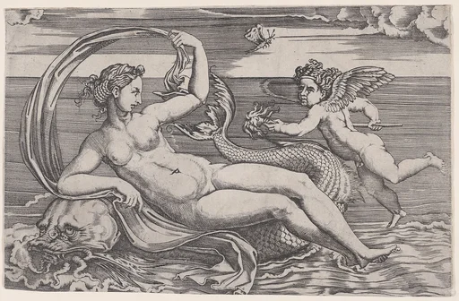Venus Reclining on a Dolphin